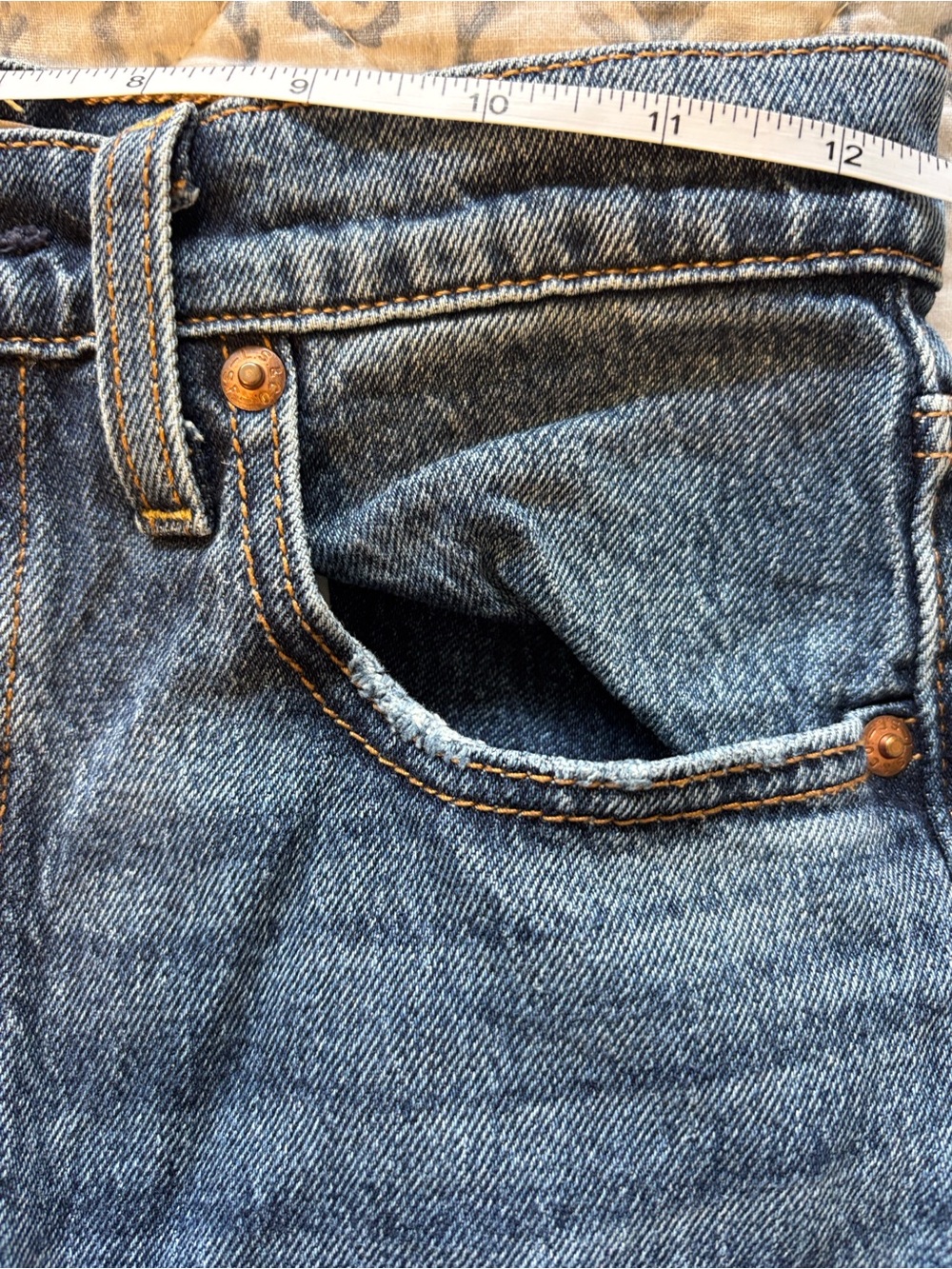 Levi’s Ribcage Straight Ankle Jeans Women’s Size 25 - Picture 11 of 14